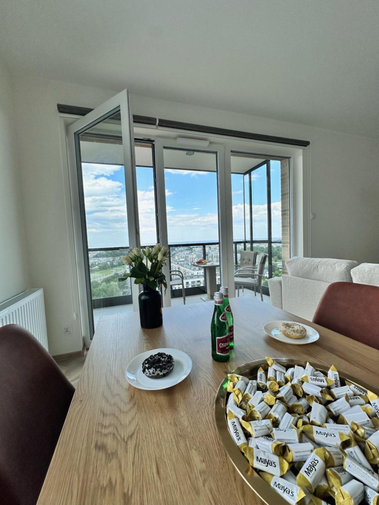 Maya's Flats & 101 Sea View - 3 Pokojowy Z Widokiem Na Morze Na Letnicy * Danzig