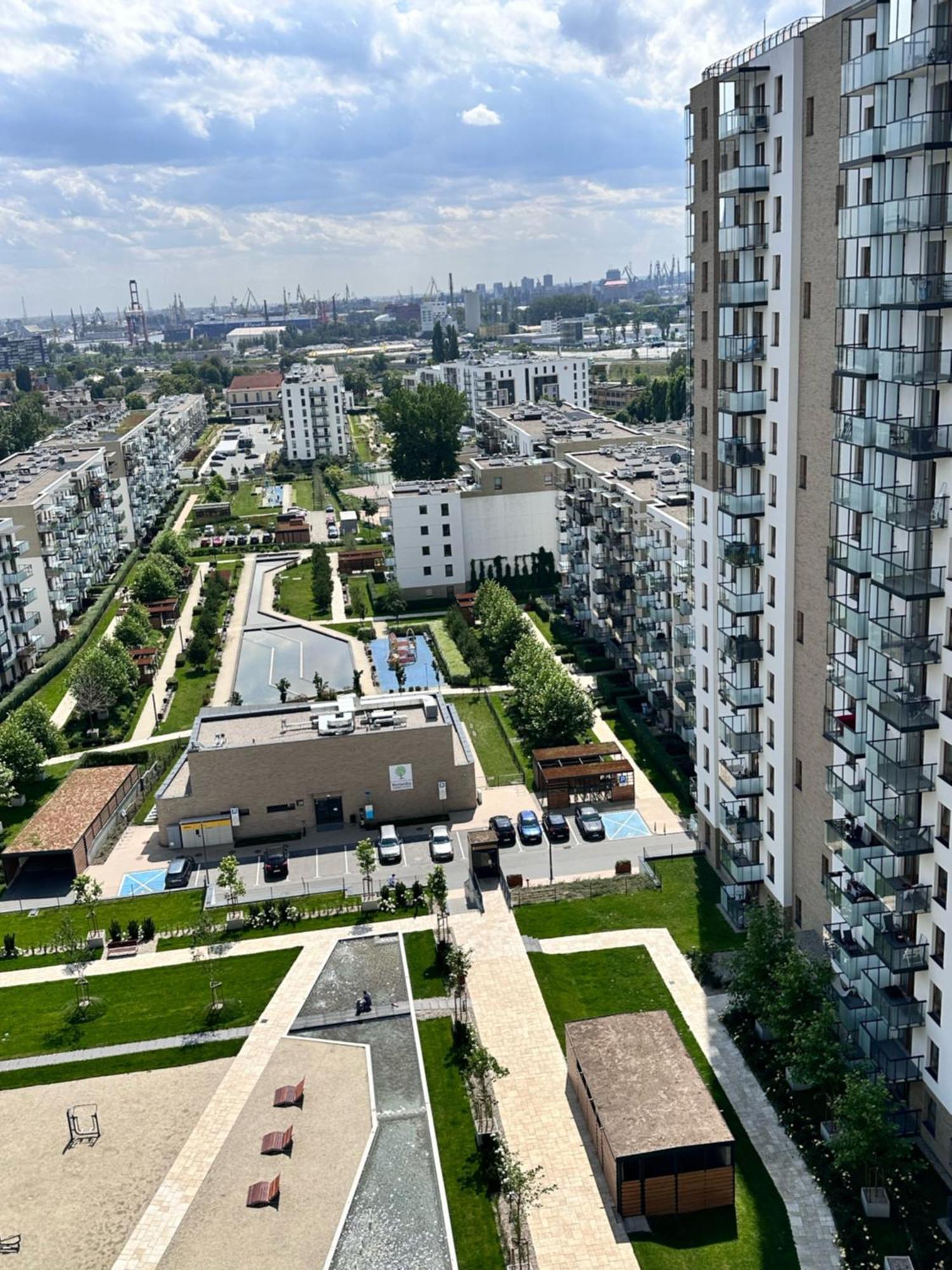Maya's Flats & 101 Sea View - 3 Pokojowy Z Widokiem Na Morze Na Letnicy Danzig