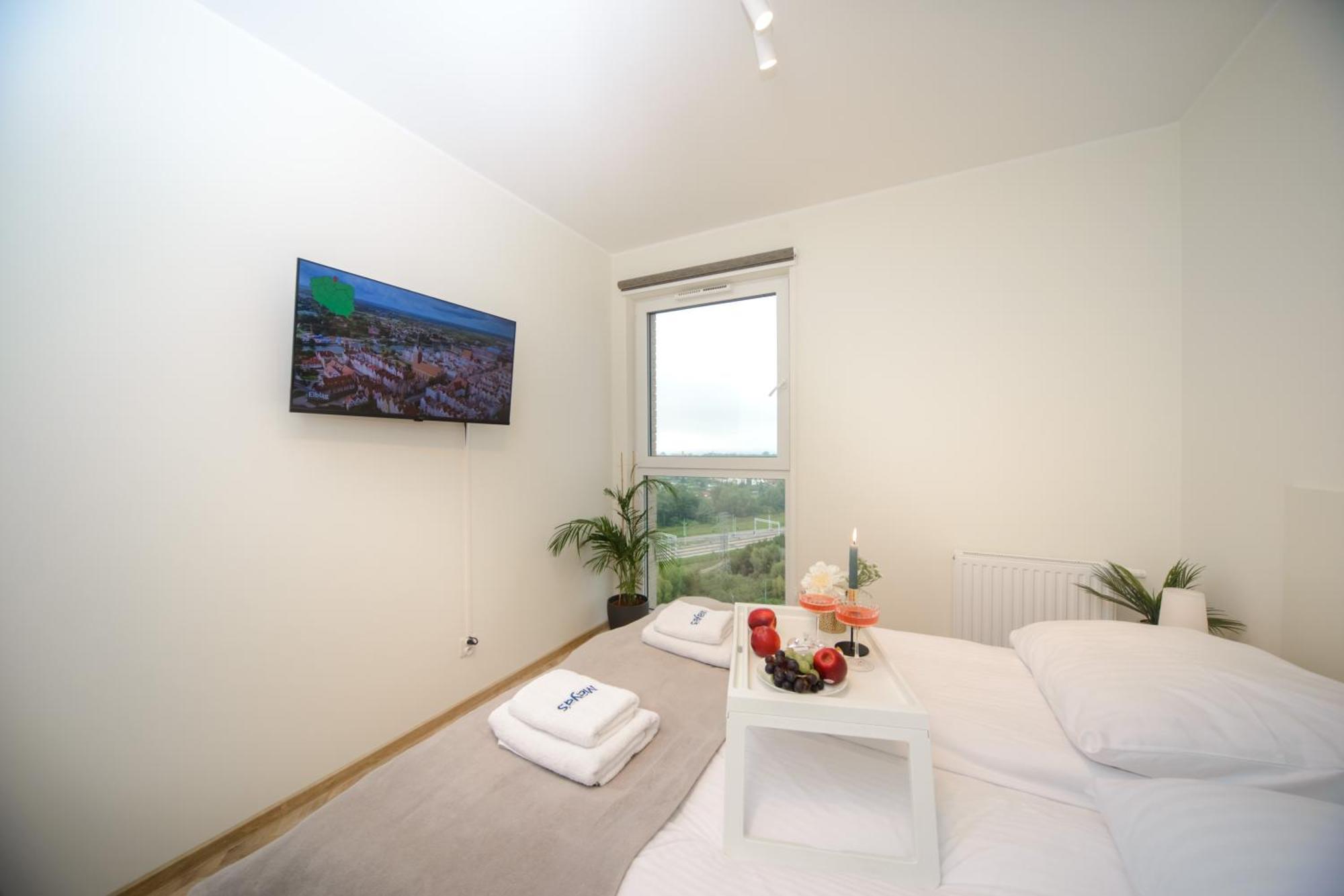 Maya's Flats & 101 Sea View - 3 Pokojowy Z Widokiem Na Morze Na Letnicy Gdańsk