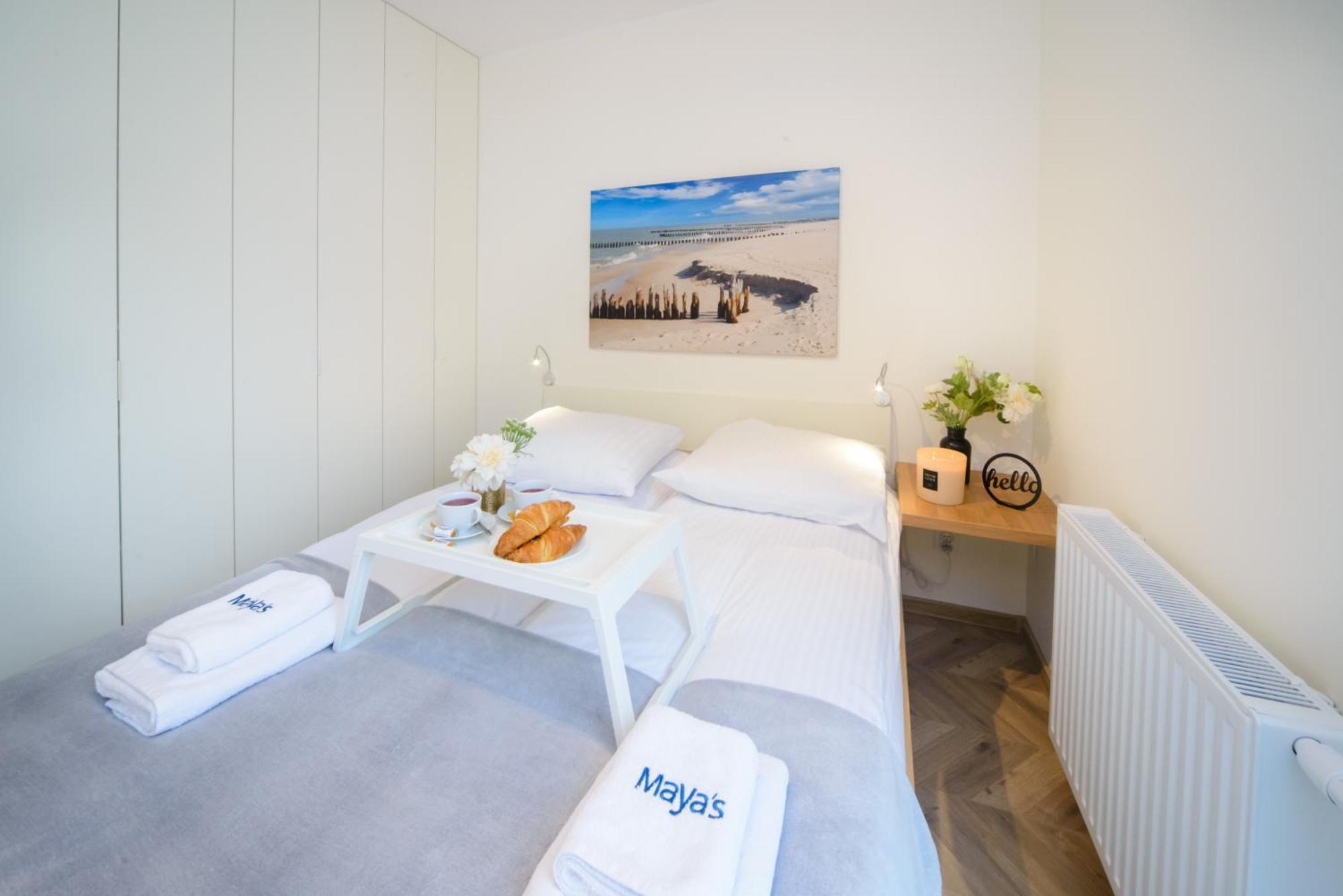 Maya's Flats & 101 Sea View - 3 Pokojowy Z Widokiem Na Morze Na Letnicy Huoneisto Gdańsk